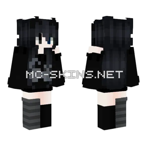 Yuki Skin Minecraft skin, front and back