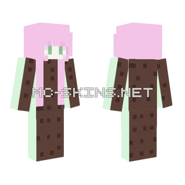 Yum Cake Skin Minecraft skin, front and back