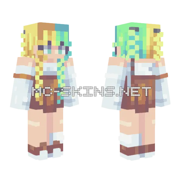 Yum Fanskin Minecraft skin, front and back
