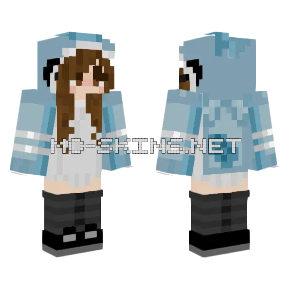 Yup Minecraft skin, front and back