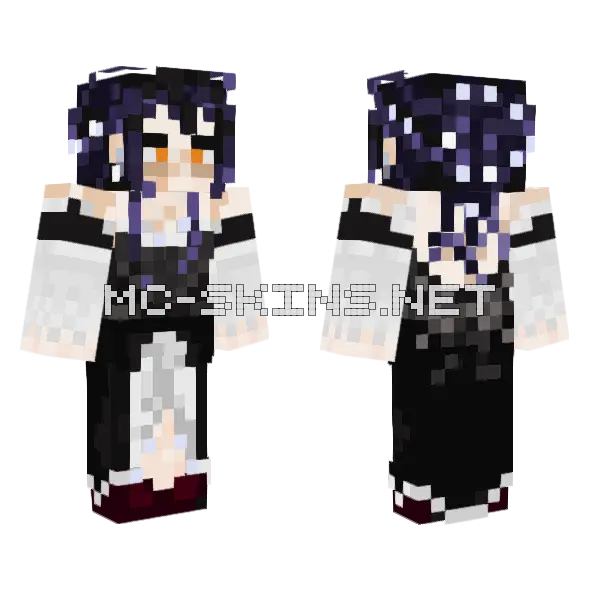 Yurick Mujer Humana Minecraft skin, front and back