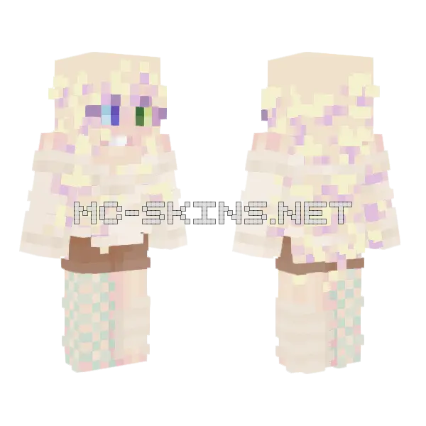 Yursooo Minecraft skin, front and back
