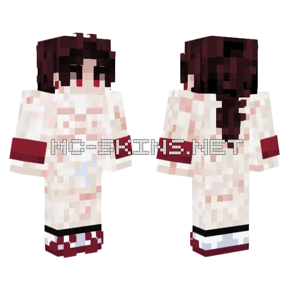Yushiro Update Minecraft skin, front and back