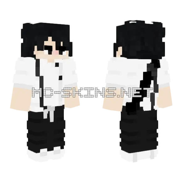 Yuta Okkotsu Minecraft skin, front and back