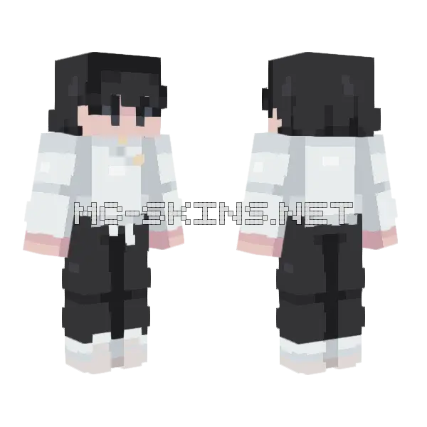 Yuta Okkotsu Minecraft skin, front and back
