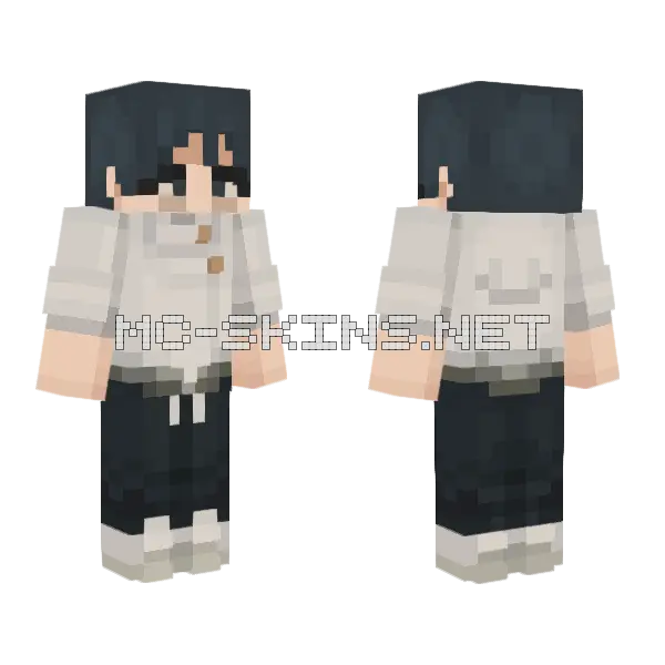 Yuta Okkotsu Jujutsu Kaisen Minecraft skin, front and back