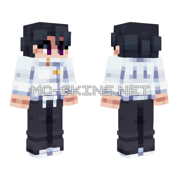 Yuta Okkutsu Minecraft skin, front and back