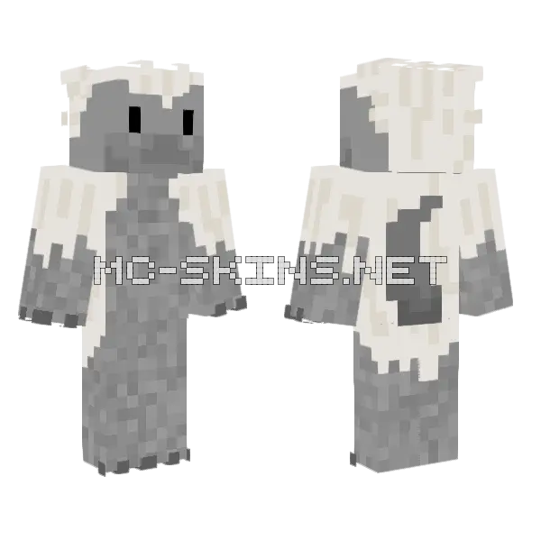 Yutyrannus Dinosaur Skin Minecraft skin, front and back