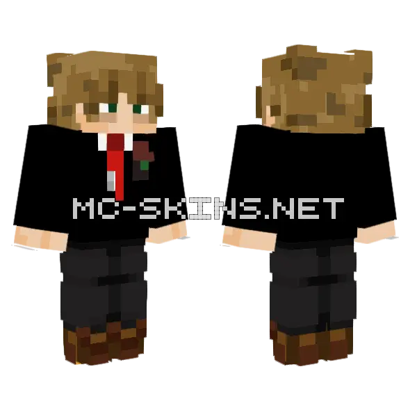 Z Suit Minecraft skin, front and back