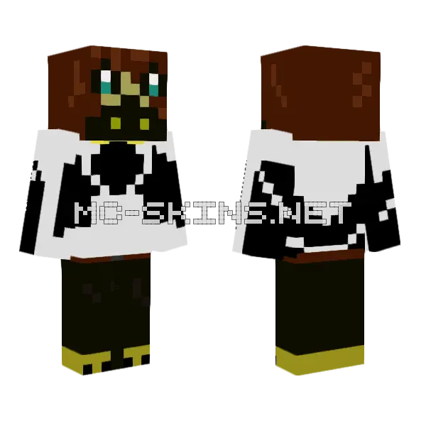 Zagroenie Biologiczne Minecraft skin, front and back