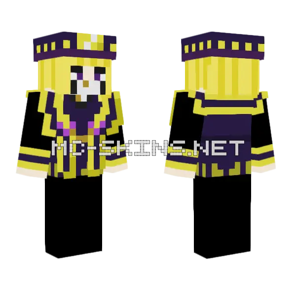 Zan Partizanne Kirby Star Allies Minecraft skin, front and back
