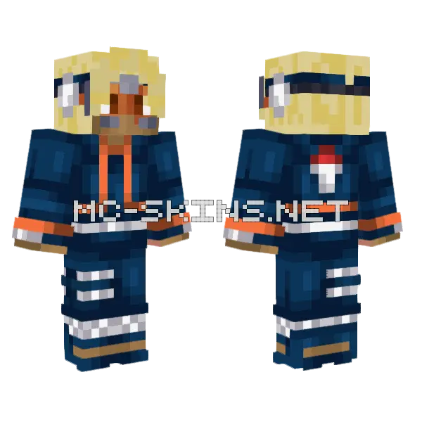 Zane Minecraft skin, front and back