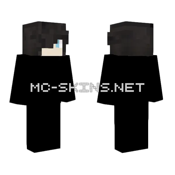 Zane Without Mask Base Minecraft skin, front and back