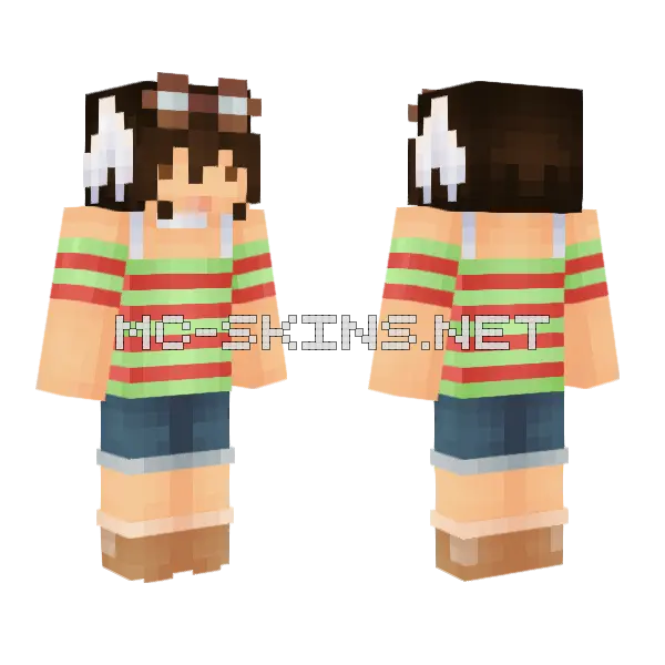Zanmuufart Beach Outfit, front and back