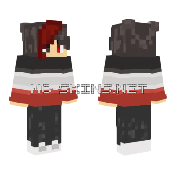 Zara Minecraft skin, front and back