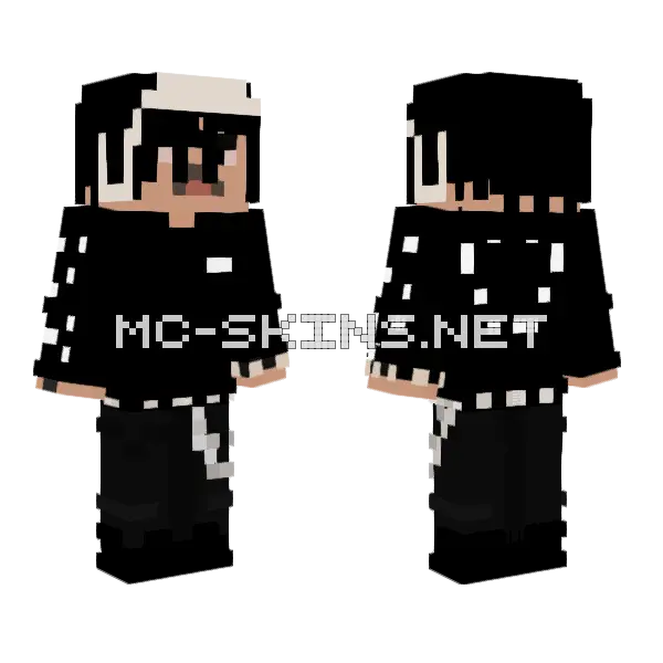 Zayguapkid Minecraft skin, front and back