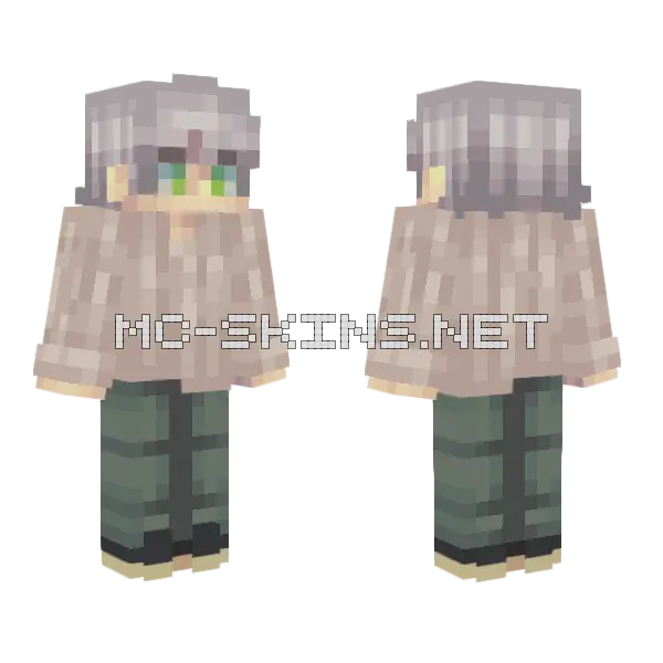 Zelan Freaking Romance Minecraft skin, front and back