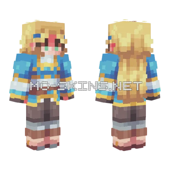 Zelda Skin Minecraft skin, front and back