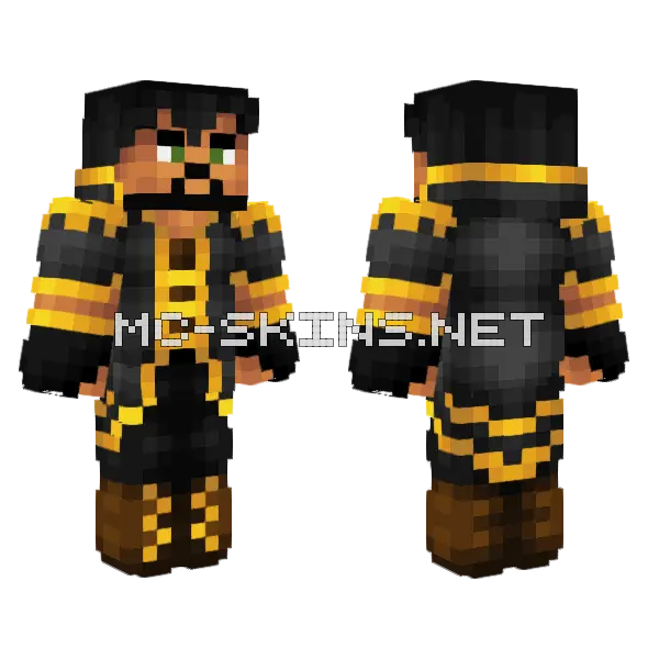 Zengin Ok Zengin Minecraft skin, front and back