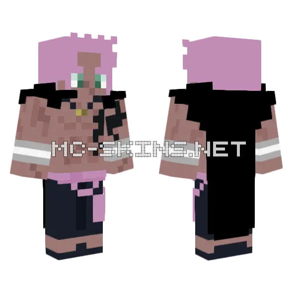 Zenoki Girl Outfit Minecraft skin, front and back