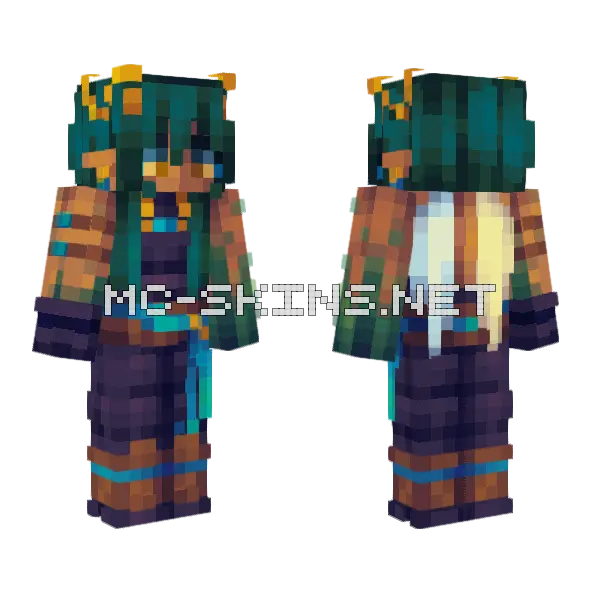 Zephyrlace Sf Minecraft skin, front and back