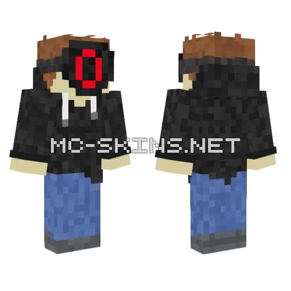 Zer0rix Cowboy Skin Minecraft skin, front and back
