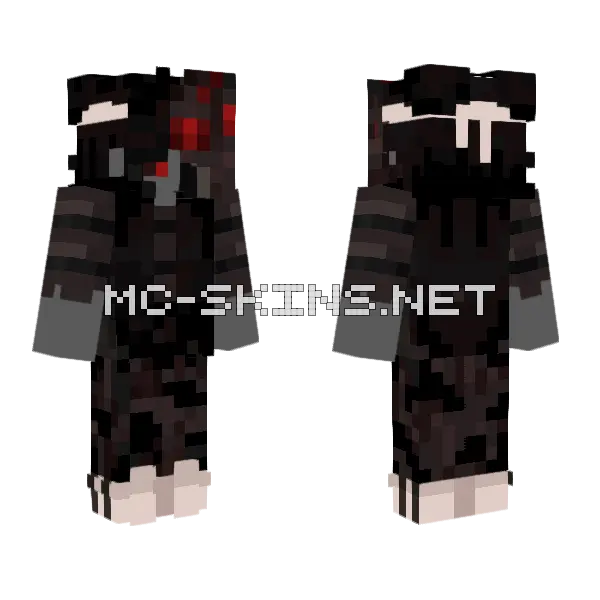 Zerah Revamp Minecraft skin, front and back