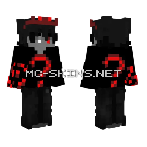 Zerostify Sleeved Minecraft skin, front and back