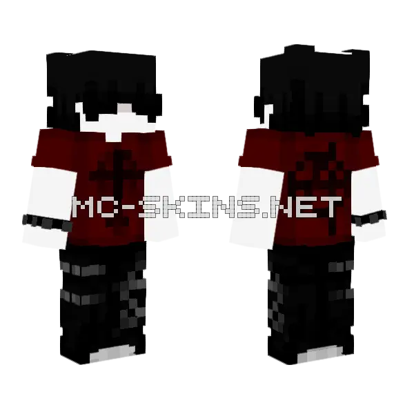 Zezo Minecraft skin, front and back