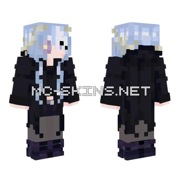 Zhuu Mimimi Minecraft skin, front and back