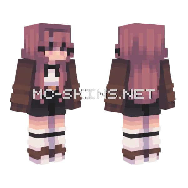 Zia 20 Minecraft skin, front and back