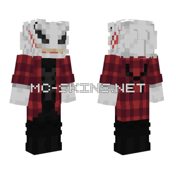 Zily Venom Minecraft skin, front and back