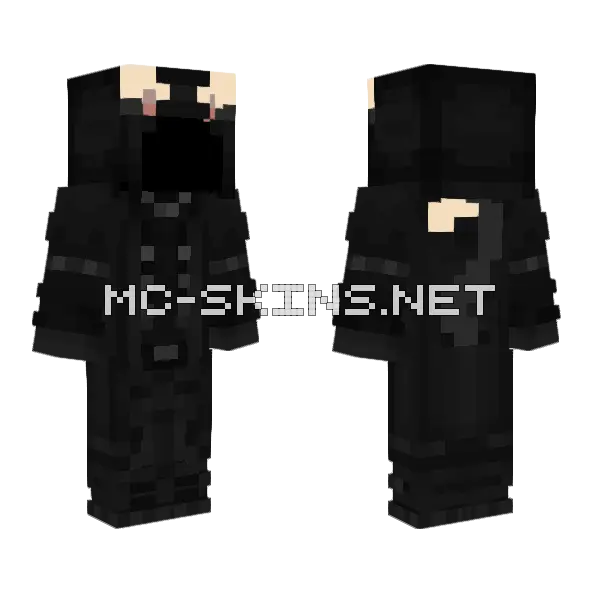 Zixxity Pretty Kittys Minecraft skin, front and back