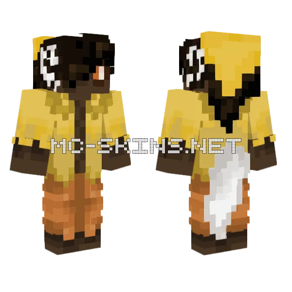 Zombie Updated Minecraft skin, front and back