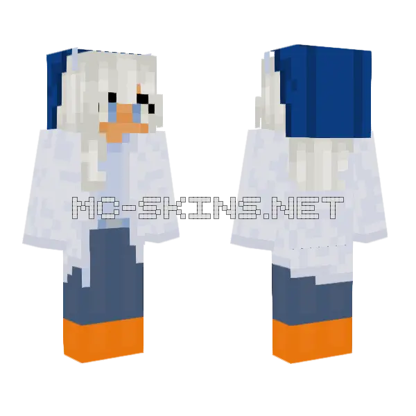 Zoosles Minecraft skin, front and back