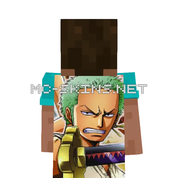 Zoro Roronoa cape, outside and lining
