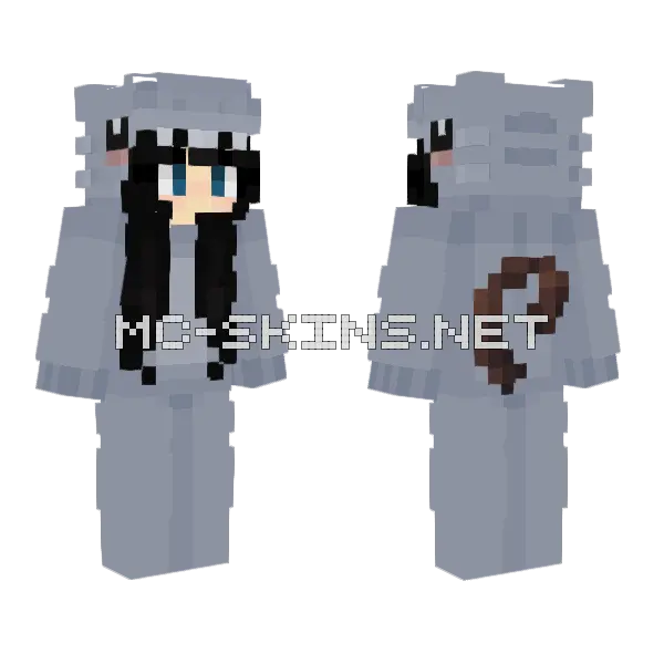 Zuzia Minecraft skin, front and back