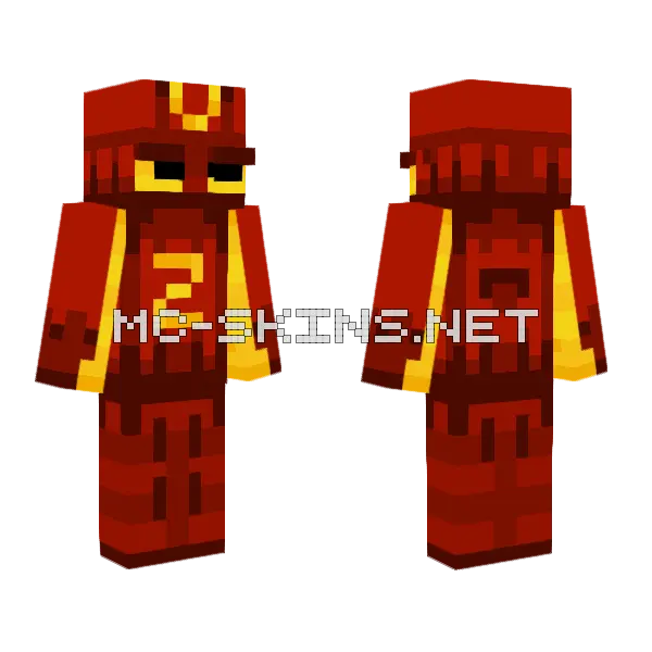 Zxrlon Minecraft skin, front and back